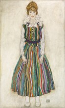 Portrait of Edith (the artist's wife), 1915. Artist: Schiele, Egon (1890?1918)