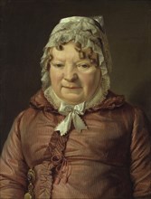 Portrait of the Mother of Captain von Stierle-Holzmeister, ca 1819. Artist: Waldmüller, Ferdinand Georg (1793-1865)