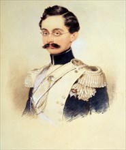 Portrait of Adolphe I, Duke of Nassau, Grand Duke of Luxembourg (1817-1905), 1840s. Artist: Daffinger, Moritz Michael (1790-1849)