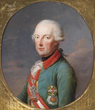 Portrait of Holy Roman Emperor Francis II (1768-1835). Artist: Hickel, Josef (1736 -1807)
