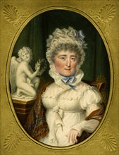 Portrait of Princess Elzbieta Izabela Lubomirska (née Countess Czartoryska) (1736-1816), 1816. Artist: Hummel, Carl (1769-1840)