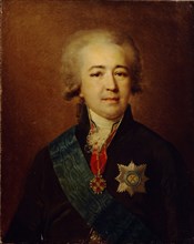Portrait of Prince Alexander Kurakin (1752-1818). Artist: Lampi, Johann-Baptist von, the Elder (1751-1830)