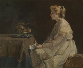 The Present, c. 1870. Artist: Stevens, Alfred (1823-1906)