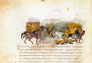 Miniature from the Madrid Skylitzes, 11th-12th century. Artist: Anonymous