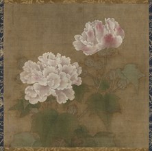 Red hibiscuses (Set of two hanging scrolls), 1197. Artist: Li Di (active 12th century)