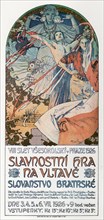 8th Sokol Festival in Prague (Poster), 1925. Artist: Mucha, Alfons Marie (1860-1939)