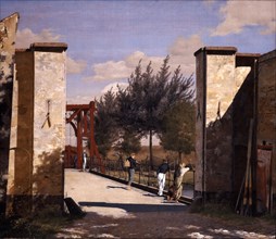 The North Gate of the Citadel, 1834. Artist: Købke, Christen Schiellerup (1810-1848)