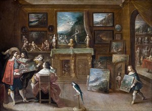 A visit to the Art Dealer. Artist: Francken, Frans, the Younger (1581-1642)