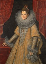 Portrait of Infanta Isabella Clara Eugenia of Spain (1566-1633), c. 1598. Artist: Pourbus, Frans, the Younger (1569-1622)