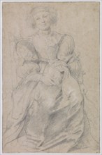 Portrait of Hélène Fourment, c. 1630-1631. Artist: Rubens, Pieter Paul (1577-1640)