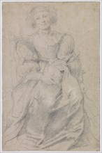Portrait of Hélène Fourment, c. 1630-1631. Artist: Rubens, Pieter Paul (1577-1640)