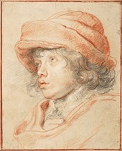 Rubens's Son Nicolaas Wearing a Red Felt Cap, 1625-1627. Artist: Rubens, Pieter Paul (1577-1640)