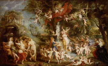 The Feast of Venus (The festival of Venus Verticordia), 1636-1637. Artist: Rubens, Pieter Paul (1577-1640)