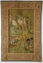 Dragon eating eggs (Tapestry), Mid of 17th cen.. Artist: Anonymous