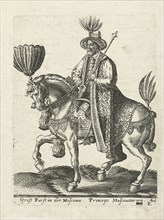 Grand Duke of Muscovy, 1577. Artist: Bruyn, Abraham de (1540-1587)