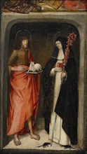 Saint John the Baptist and Saint Gertrude of Nivelles, 1480. Artist: Master of St. Gudule (active End of 15th cen.)
