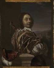 Self Portrait with a Cittern, 1674. Artist: Mieris, Frans van, the Elder (1635-1681)