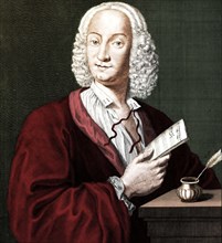 Antonio Vivaldi (1678-1741), 1725. Artist: Morellon de la Cave, François (ca 1700-1755)