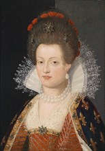 Portrait of Marie de Médici (1575-1642), 1605. Artist: Pourbus, Frans, the Younger (1569-1622)