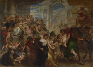 The Rape of the Sabine Women, ca 1637-1640. Artist: Rubens, Pieter Paul (1577-1640)