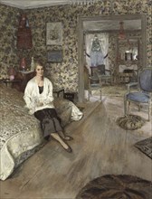 La comtesse Marie-Blanche de Polignac, 1928-1932. Artist: Vuillard, Édouard (1868-1940)