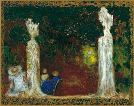 Beneath the Trees, 1897-1898. Artist: Vuillard, Édouard (1868-1940)