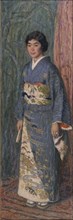 Portrait of a Japanese Woman (Mrs. Kuroki), 1922. Artist: Aman-Jean, Edmond François (1858-1936)