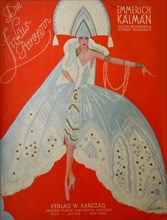 Cover for the original piano score of The Circus Princess