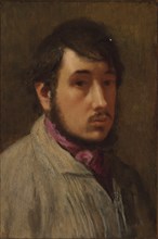Self-Portrait, c. 1858. Artist: Degas, Edgar (1834-1917)
