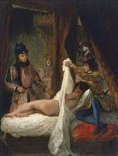 The Duke of Orléans showing his Lover, c. 1826. Artist: Delacroix, Eugène (1798-1863)