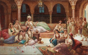 in a Harem. Artist: Delincourt, J. G. (active Mid of 19th cen.)