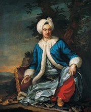 Portrait of An European in Turkish Costume, Second Half of the 18th cen.. Artist: Favray, Antoine de (1706-1791)
