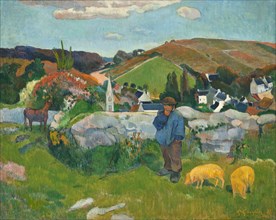 The Swineherd, 1888. Artist: Gauguin, Paul Eugéne Henri (1848-1903)