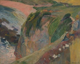 The Flageolet Player on the Cliff, 1889. Artist: Gauguin, Paul Eugéne Henri (1848-1903)