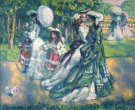 The Walk in Park, 1902. Artist: Guérin, Charles (1875-1939)