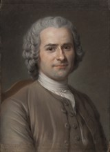 Portrait of Jean-Jacques Rousseau (1712-1778). Artist: La Tour, Maurice Quentin de (1704-1788)