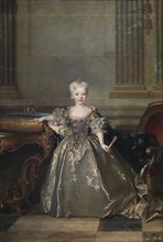Infanta Mariana Victoria of Spain, 1724. Artist: Largillière, Nicolas, de (1656-1746)