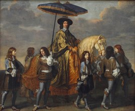 Chancellor Séguier at the Entry of Louis XIV into Paris, 1660. Artist: Le Brun, Charles (1619-1690)