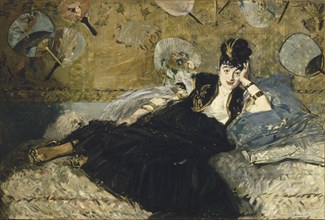 The Lady with Fans, 1873. Artist: Manet, Édouard (1832-1883)