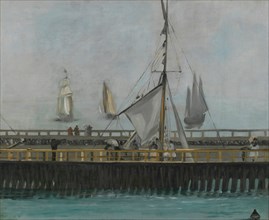 The jetty of Boulogne-sur-Mer, 1868. Artist: Manet, Édouard (1832-1883)