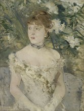 Young Girl in a Ball Gown, 1879. Artist: Morisot, Berthe (1841-1895)
