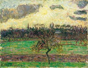 The Meadows at Éragny, Apple Tree, 1894. Artist: Pissarro, Camille (1830-1903)