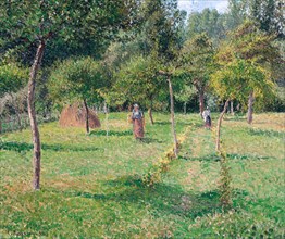 The Orchard at Éragny, 1896. Artist: Pissarro, Camille (1830-1903)
