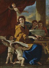 Saint Cecilia, c. 1635. Artist: Poussin, Nicolas (1594-1665)