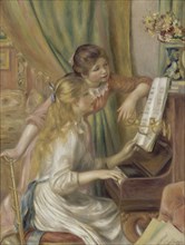 Young Girls at the Piano, 1892. Artist: Renoir, Pierre Auguste (1841-1919)