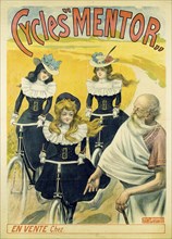 Cycles Mentor (Poster), ca 1896. Artist: Anonymous