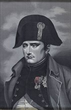 Silk Weaving Portrait of Emperor Napoléon I Bonaparte (1769-1821). Artist: Anonymous