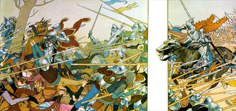 Illustration to the book La Vie de Jeanne d?Arc, 1896. Artist: Boutet de Monvel, Maurice (1851-1913)