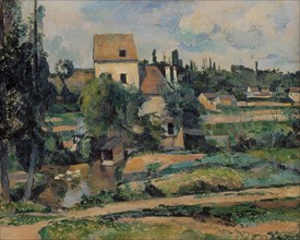 Mill on the Couleuvre at Pontoise, 1881. Artist: Cézanne, Paul (1839-1906)