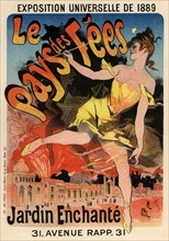 Le Pays des Fees (Poster), 1889. Artist: Chéret, Jules (1836-1932)